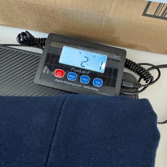 Vintage Polo Ralph Lauren Mens 40R Navy Blue Leather Elbow Patch Coat Jacket - Picture 14 of 14